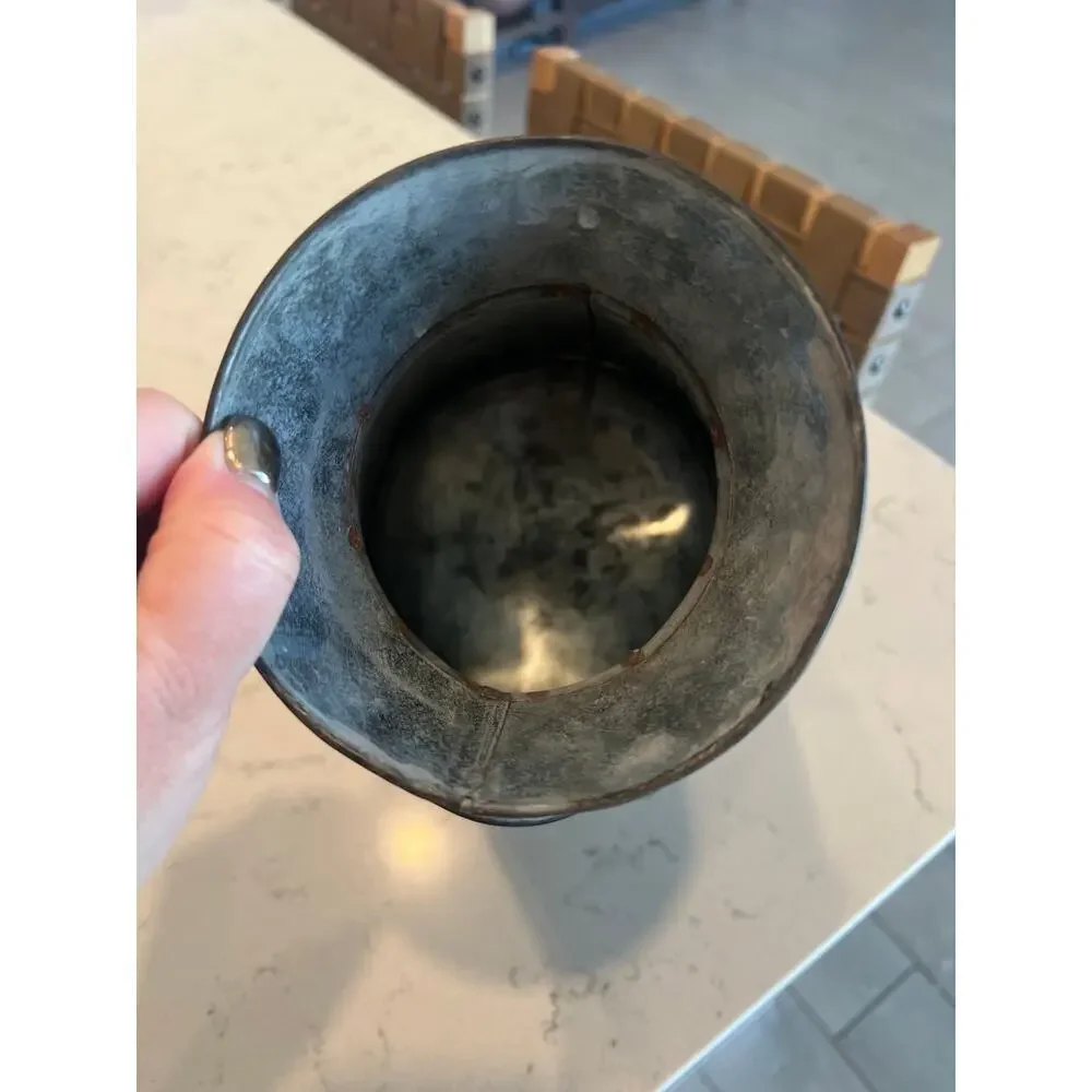 Galvanized Vase